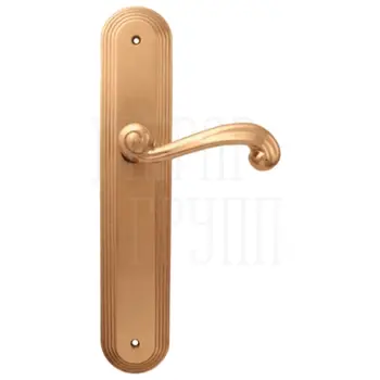 Дверная ручка на планке Melodia 131/235 'Riccio' полированная латунь