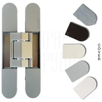 Петля дверная скрытая Koblenz Kubica 7120 DXSX (120/140 кг) матовый хром