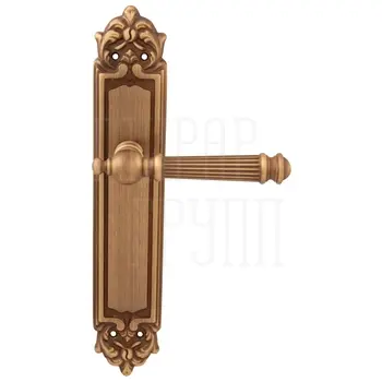 Дверная ручка на планке Melodia 102/229 'Veronica' матовая бронза