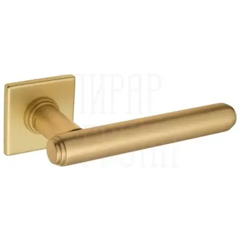 Дверная ручка на квадратной розетке Venezia 'EXA' FSS французское золото