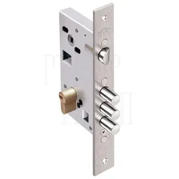 Корпус Elbor (Эльбор) врезного замка с защёлкой Кремень 1.03.25 /01504/ никель