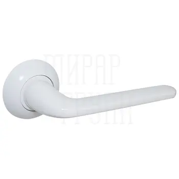 Дверные ручки-защелки на раздельном основании Fuaro (Фуаро) 'DROID' RM/HD белый