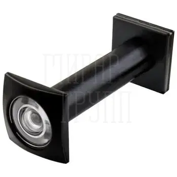 Глазок Fuaro (Фуаро) дверной, оптика пластик DV-Q 4/130-70/Z (VIEWER 4 DVQ) черный