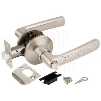 Дверная ручка-защелка Punto (Пунто) DK626 (фик.) матовый никель