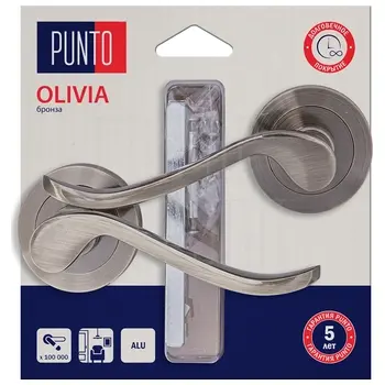 Ручка Punto (Пунто) раздельная LM/A R.TLK52.OLIVIA/HD бронза