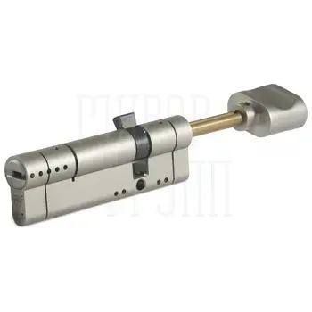 Цилиндр Rav Bariach серии Saturn ключ-шток 101 mm (65+10+26) никель