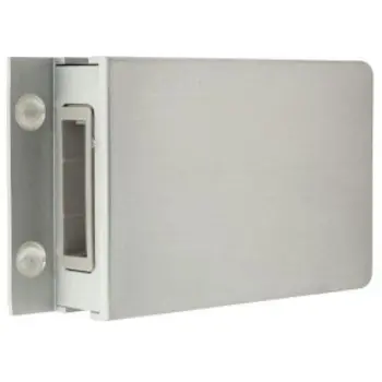 Ответная планка для двустворчатой стеклянной двери AGB B99960.10.01 матовый хром