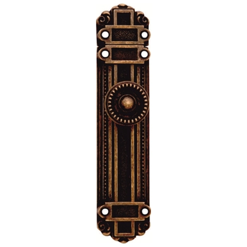 Шпингалет дверной накладной Corona античная бронза