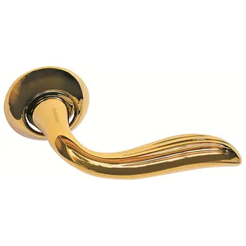 Дверные ручки на круглой розетке Archie S010 100 золото