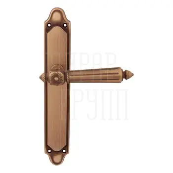 Дверная ручка на планке Melodia 246/158 'Nike' матовая бронза (pass)