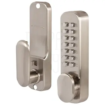 Замок Ajax (Аякс) накладной кодовый RIM-200 code матовый никель