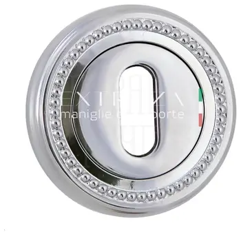 Накладка дверная под ключ буратино Extreza KEY R03 полированный хром