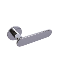 Дверная ручка из латуни Ghobestir "CITY Collection" C328 на круглой розетке