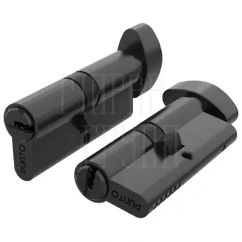 Цилиндровый Punto (Пунто) Z3002Knob100(50+10+40) с вертушкой BL