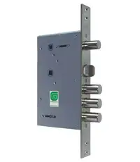 Замок Guardian (Гардиан) врезной сувальдный с задвижкой и защёлкой ЗВ 30.12 4 кл. /123:107/