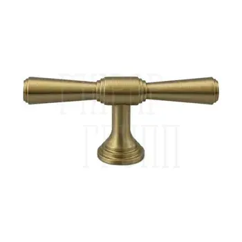 Мебельная ручка 0070 T 80x34x12mm SB матовая латунь