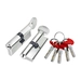 Цилиндровый механизм Fuaro (Фуаро) D-PRO5002-8Knob 90 mm (40+10+40) 5+1Key с верт. перекод., хром
