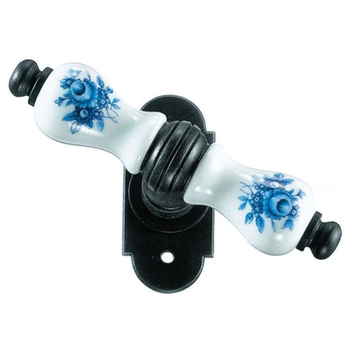 Ручка для окон Т-образная кованая Galbusera Art.2611 Martellina античный черный