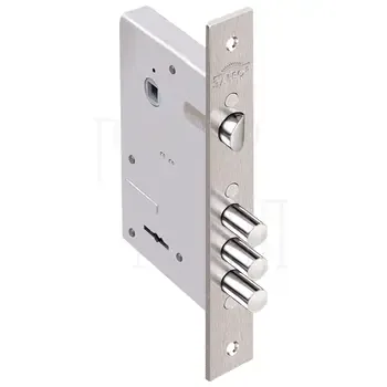 Замок Elbor (Эльбор) врезной сувальдный с защёлкой Кремень 1.04.27 /00452/