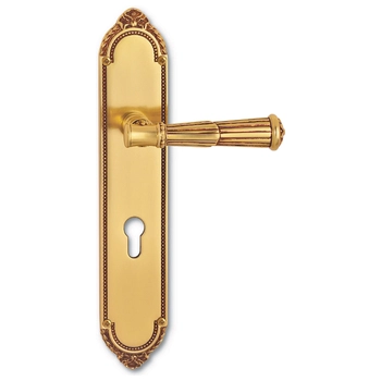 Дверная ручка на планке Salice Paolo 'Volterra' 3346 французское золото