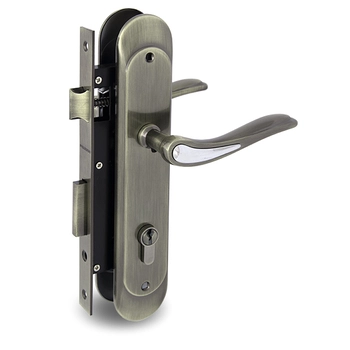 Замок врезной Palladium 1856 AB/CP античная бронза