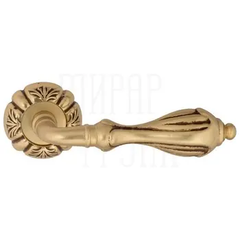 Дверная ручка на розетке Venezia 'ANAFESTO' D5 французское золото