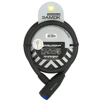 Замок тросовый Palladium PL 407-150/12 черный