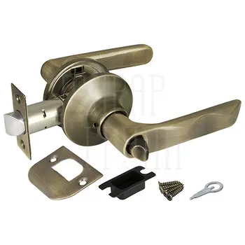 Дверная ручка-защелка Fuaro (Фуаро) DK624 (фик.) бронза