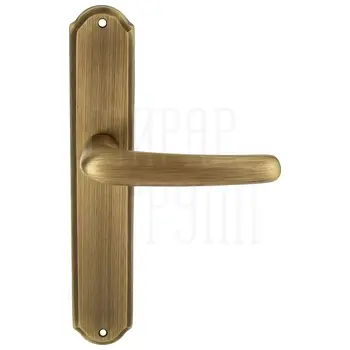 Дверная ручка Extreza 'MONACO' (Монако) 330 на планке PL01 матовая бронза