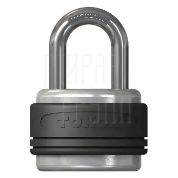 Замок навесной Tokoz (Чехия) EXTREME PRO, несъемная ручка серебро