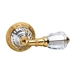 Дверная ручка на розетке Mestre OR 6263, золото 24к