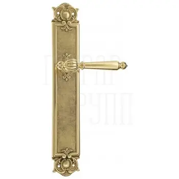 Дверная ручка Venezia 'PELLESTRINA' на планке PL97 полированная латунь