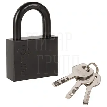 Замок Punto (Пунто) навесной PK-1550 3 key диск.ключ черный
