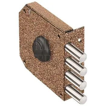 Замок Elbor (Эльбор) накладной сувальдный RеХ.2.14 никель