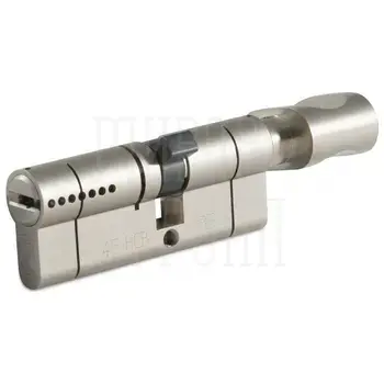 Цилиндр Rav Bariach серии Mars ключ-вертушка 80 mm (40+10+30) никель