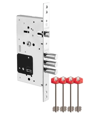 Купить Замок Fuaro (Фуаро) врезной сувальдный TERMO MDV25/S-60.85.3R16 4 key (ключ удл. 120/75 мм) по цене 1`375 руб. в Москве