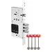 Замок Fuaro (Фуаро) врезной сувальдный TERMO MDV25/S-60.85.3R16 4 key (ключ удл. 120/75 мм), никель