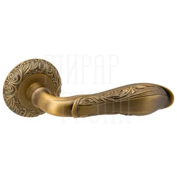 Дверные ручки на раздельном основании Fuaro (Фуаро) 'DINASTIA' SM матовая бронза