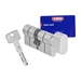 Профильный цилиндр ключ-вертушка ABUS KD10PS Z30/K30 60 mm (25+10+25) H-BOX с удлиненной шейкой ключа, матовый никель