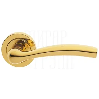 Дверные ручки на розетке Morelli Luxury 'Venera' золото