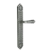 Дверная ручка на планке Mestre OА 3030, состаренное серебро