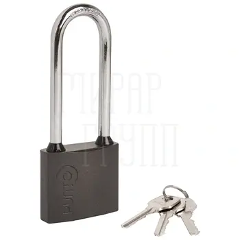 Замок Punto (Пунто) навесной PK-0138 L 3 key англ.ключ. никель