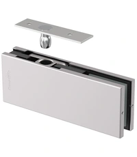 Петля верхняя Armadillo (Армадилло) с осью для стеклянной двери Range.GL.H20 нерж. сталь