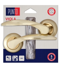 Ручка Punto (Пунто) раздельная LM/A R.TL54.VIOLA/HD матовое золото/золото