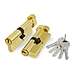 Цилиндровый механизм Fuaro (Фуаро) (100 ZM/70) 1000ZMKnob 70 mm (30+10+30) с вертушкой, латунь