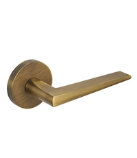 Дверная ручка из латуни Ghobestir "RYOT Collection" G021 на круглом основании