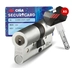 Цилиндр CISA серии RS5 ключ-шток 60 mm (25+10+25), никель