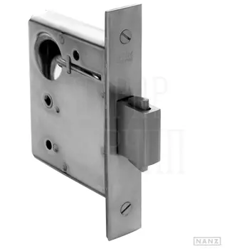 Замок для раздвижных дверей Nanz 7641 никель
