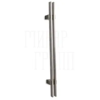 Дверная ручка-скоба Convex 873 (400/230 mm) матовый никель