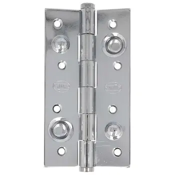 Петля дверная универсальная стальная противосъемная Amig 565 150x82x2.5 хром